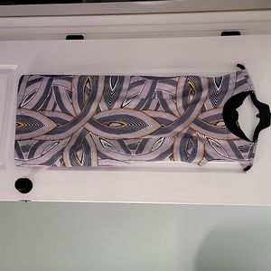 Beautiful asymmetrical pattern dress